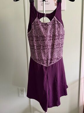 Swim365 Purple Patterned 14W